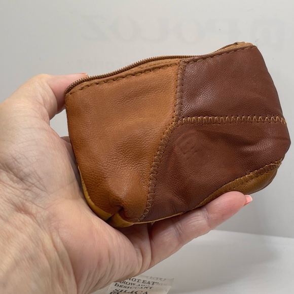 Vintage Unisex eel skin coin purse key holder - Picture 11 of 11